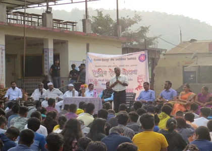 NSS activity -Visit to Village Vinzar